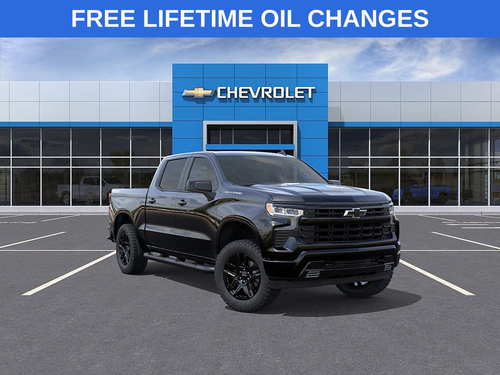 Black 2026 Chevrolet Silverado 1500 Pickup Truck Four-Wheel Drive 8-Speed Automatic