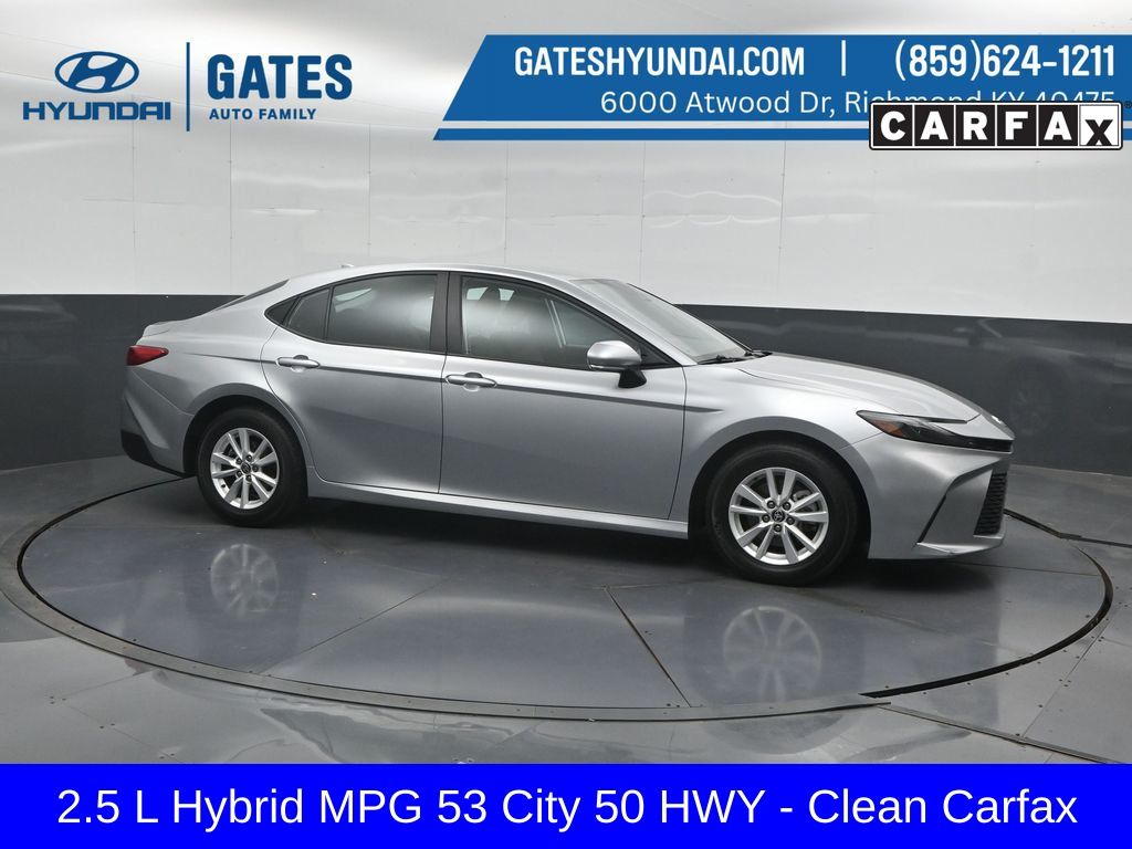 Celestial Silver Metallic 2025 Toyota Camry Sedan Front-Wheel Drive Continuously Variable Transmission