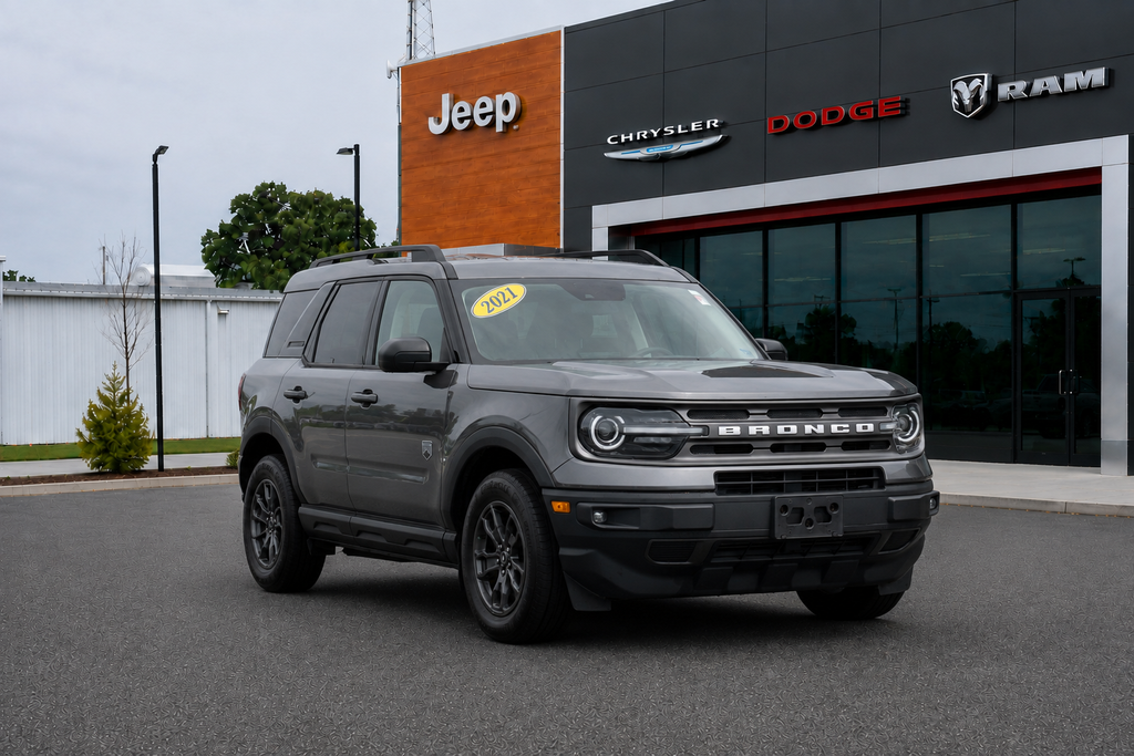 Gray Metallic 2021 Ford Bronco Sport SUV / Crossover All-Wheel Drive 8-Speed Automatic
