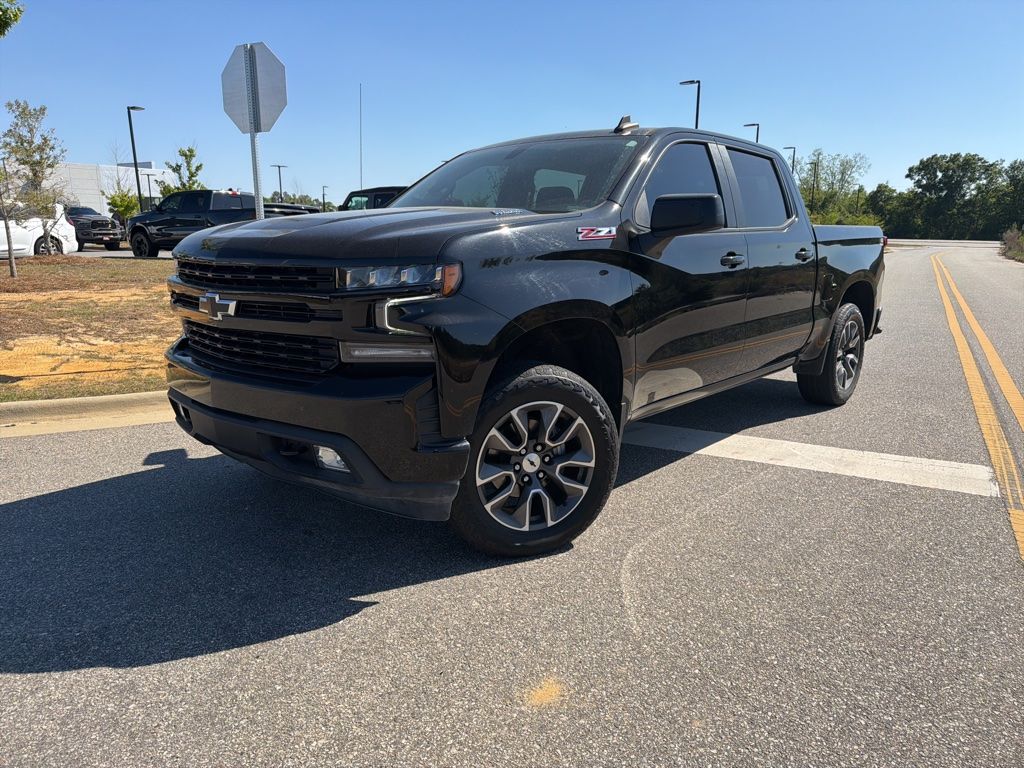 Black 2021 Chevrolet Silverado 1500 RST Crew Cab 4WD Pickup Truck Four-Wheel Drive Automatic