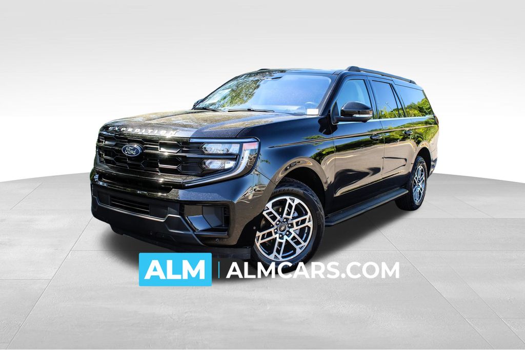 Black Metallic 2025 Ford Expedition MAX Active 4WD SUV / Crossover Four-Wheel Drive Automatic