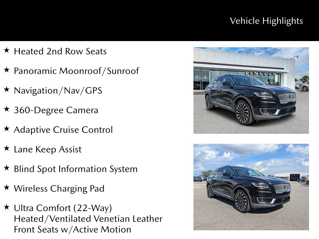 2019 Lincoln Nautilus Black Label