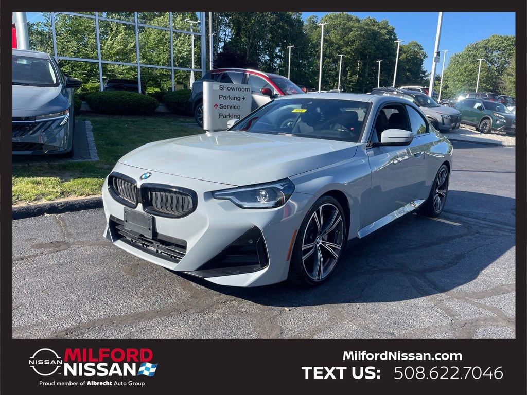 Brooklyn Gray Metallic 2022 BMW 2 Series Coupe Rear-Wheel Drive 8-Speed Automatic