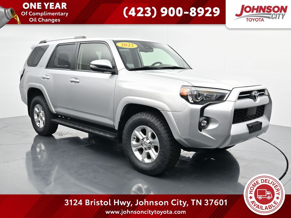 Classic Silver Metallic 2022 Toyota 4Runner SUV / Crossover Four-Wheel Drive 5-Speed Automatic