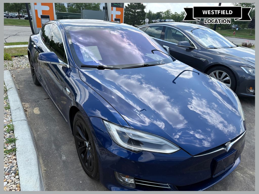 Deep Blue Metallic 2017 Tesla Model S 100D AWD Sedan All-Wheel Drive 1-Speed Automatic