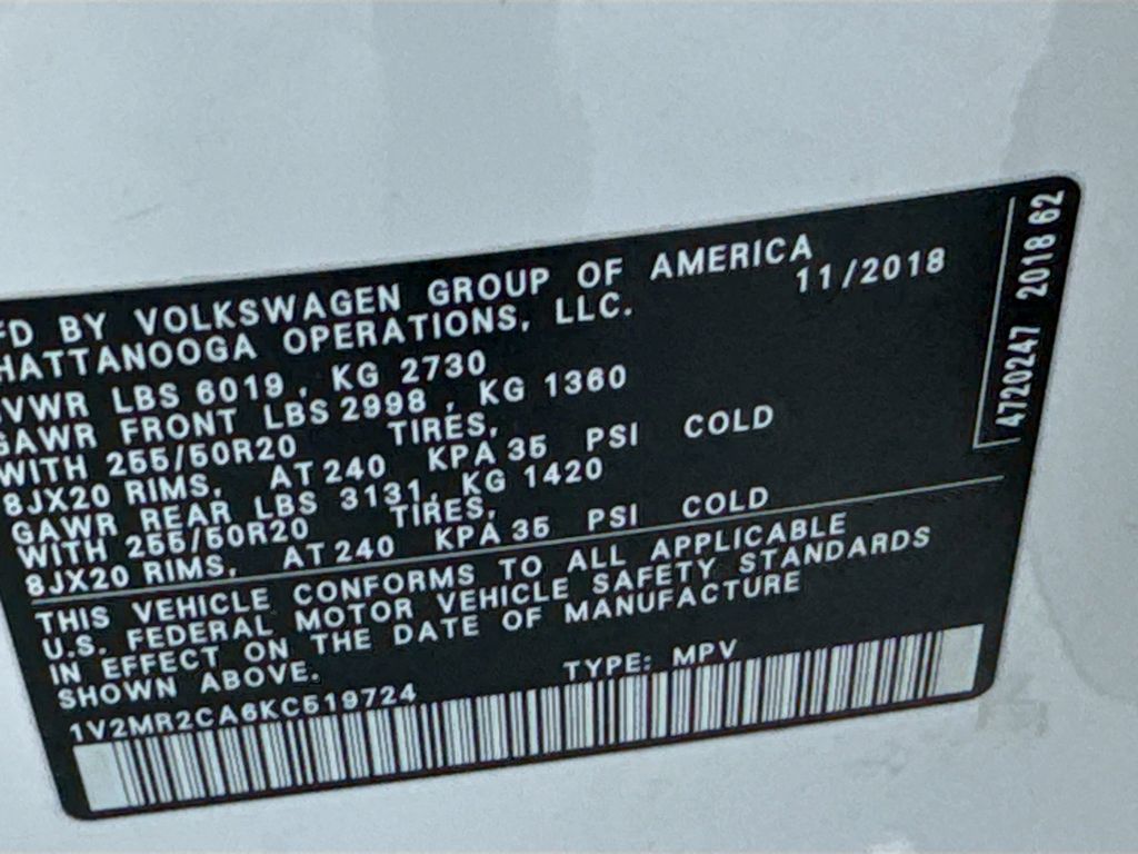 Used Car 2019 Volkswagen Atlas  Sel For Sale Under $25,000 In Austin, Texas