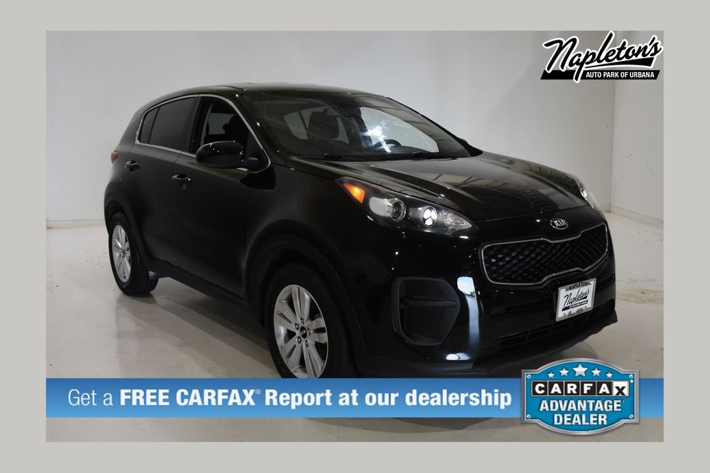 Black Cherry 2019 Kia Sportage SUV / Crossover Front-Wheel Drive 6-Speed Automatic Overdrive