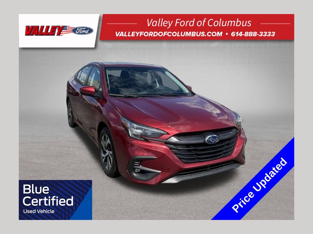 Crimson Red Pearl 2024 Subaru Legacy Sedan All-Wheel Drive Continuously Variable Transmission