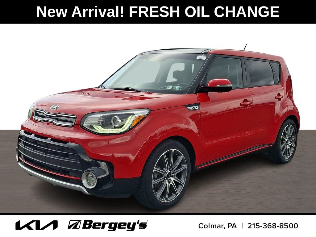 2017 Kia Soul Rojo (Inferno Red) Vagón Tracción delantera 7 velocidades Automática