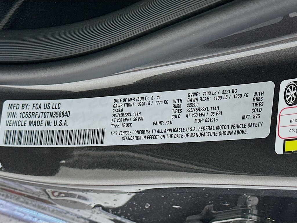 New 2026 Gray Ram Laramie 12in image 18