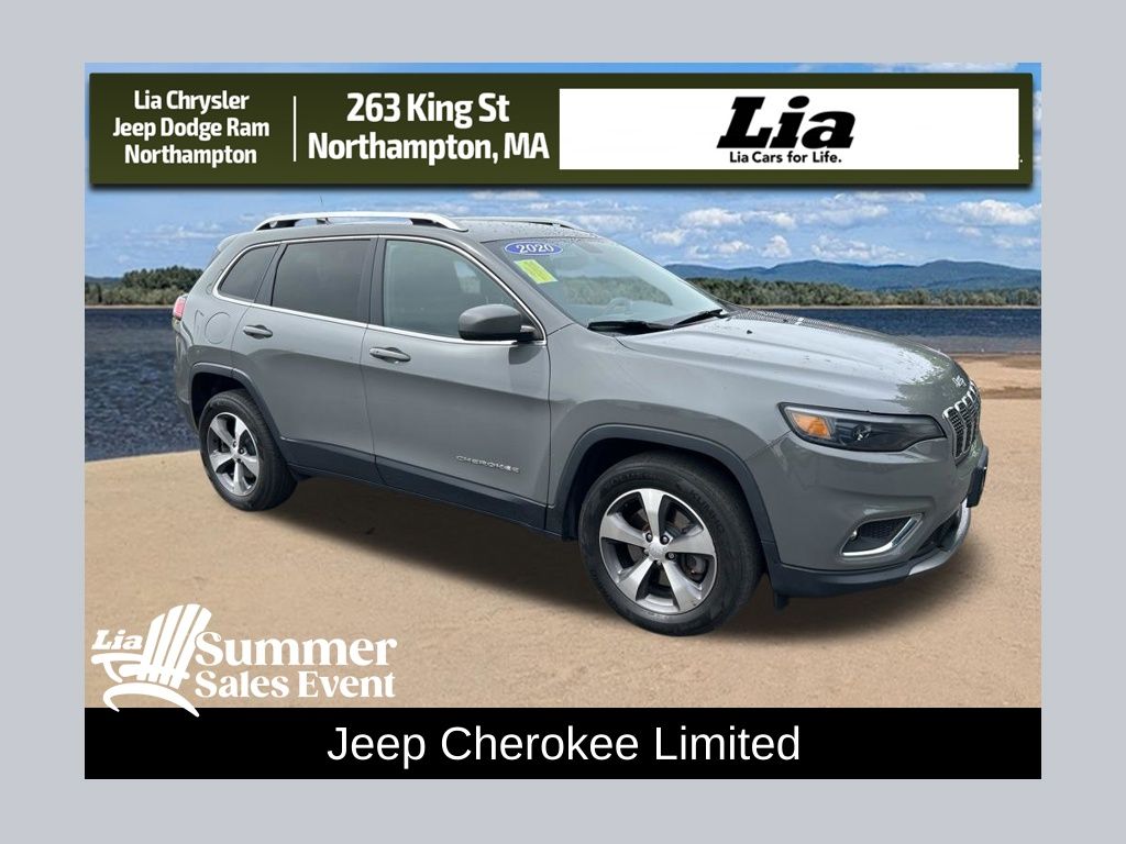 Sting-Gray Clearcoat 2020 Jeep Cherokee Limited 4WD SUV / Crossover Four-Wheel Drive 9-Speed Automatic