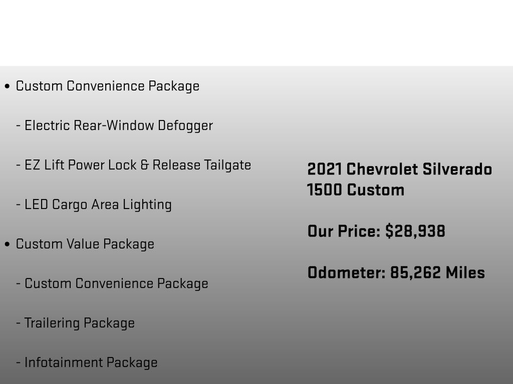 2021 Chevrolet Silverado 1500 Custom White at Auto Express Mitsubishi