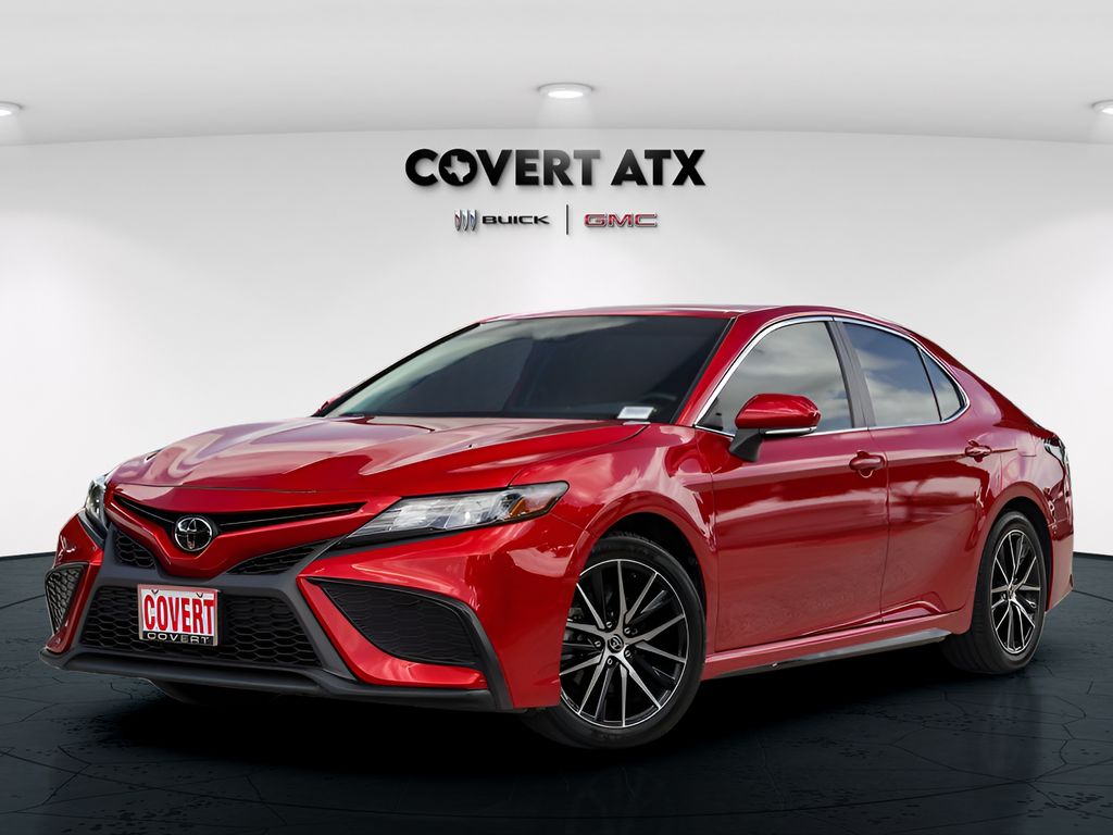 Supersonic Red 2024 Toyota Camry Sedan Front-Wheel Drive 8-Speed Automatic