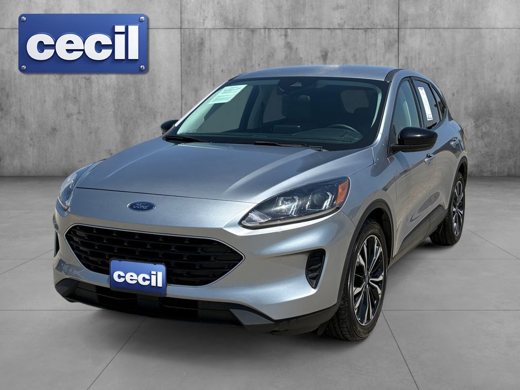 Silver Metallic 2021 Ford Escape SUV / Crossover Front-Wheel Drive 8-Speed Automatic