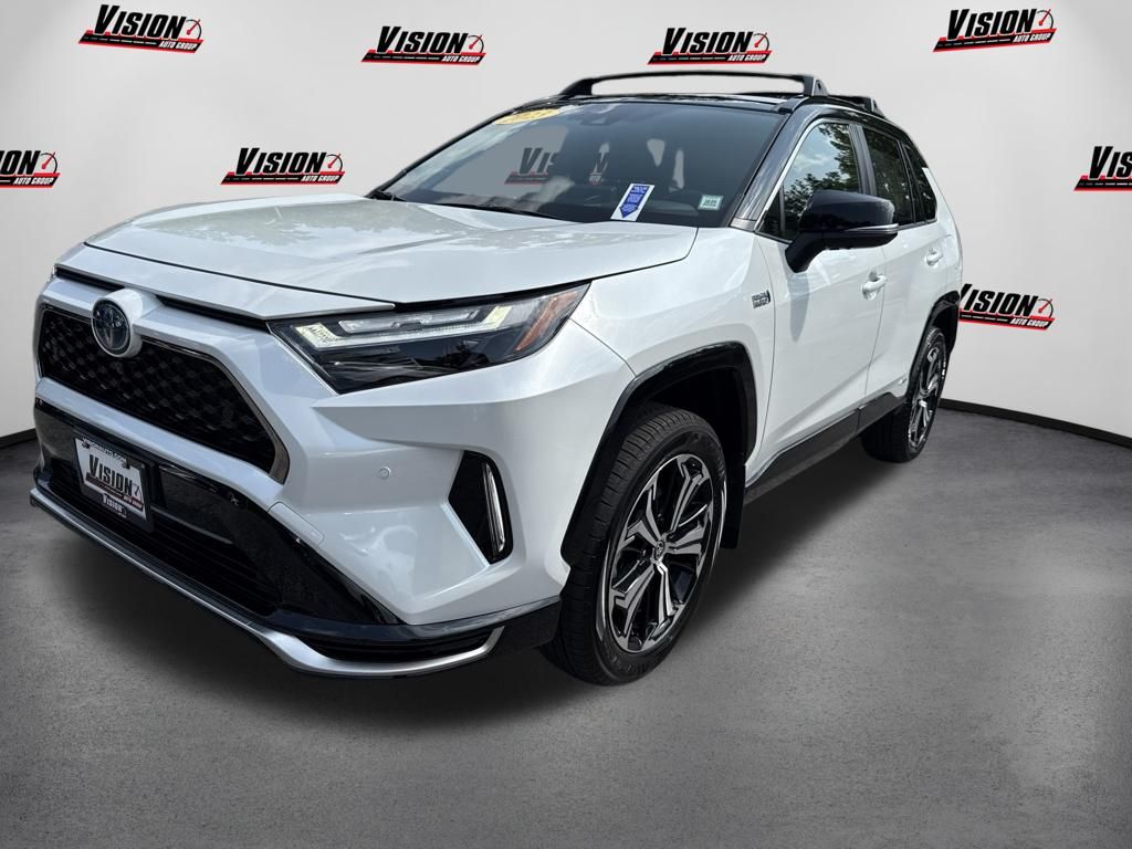 White 2023 Toyota RAV4 Prime SUV / Crossover All-Wheel Drive Continuously Variable Transmission