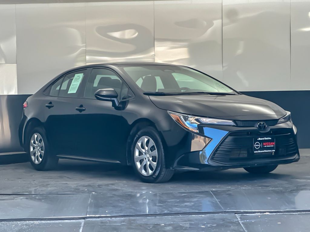 Midnight Black Metallic 2024 Toyota Corolla Sedan Front-Wheel Drive Continuously Variable Transmission