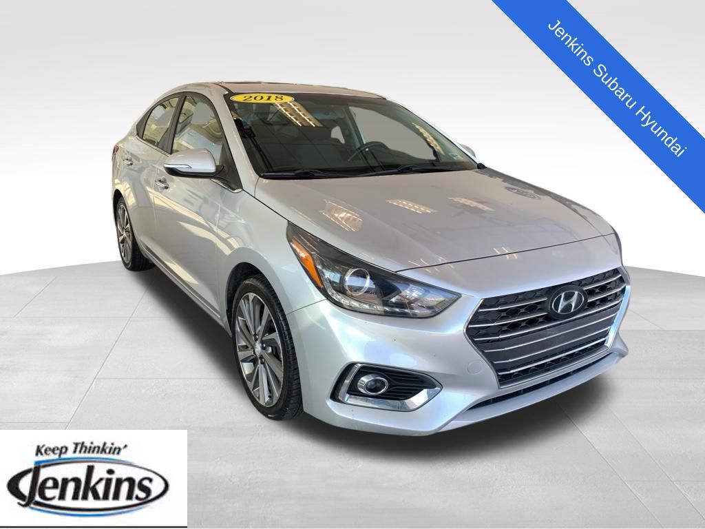 Olympus Silver 2018 Hyundai Accent Limited Sedan FWD Sedan Front-Wheel Drive 6-Speed Automatic