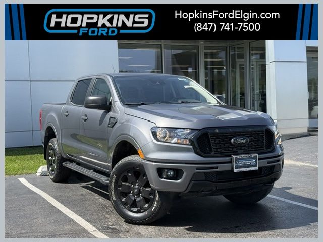 Gray Metallic 2023 Ford Ranger Pickup Truck Four-Wheel Drive Automatic