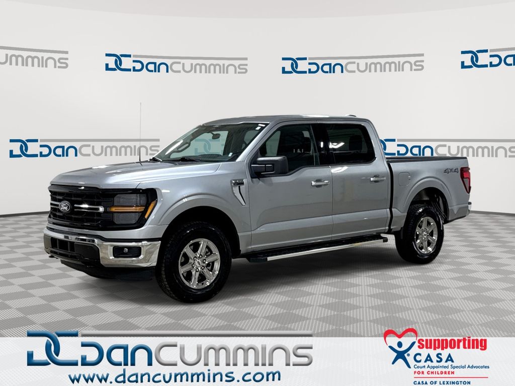 Silver Metallic 2025 Ford F-150 Pickup Truck Four-Wheel Drive Automatic
