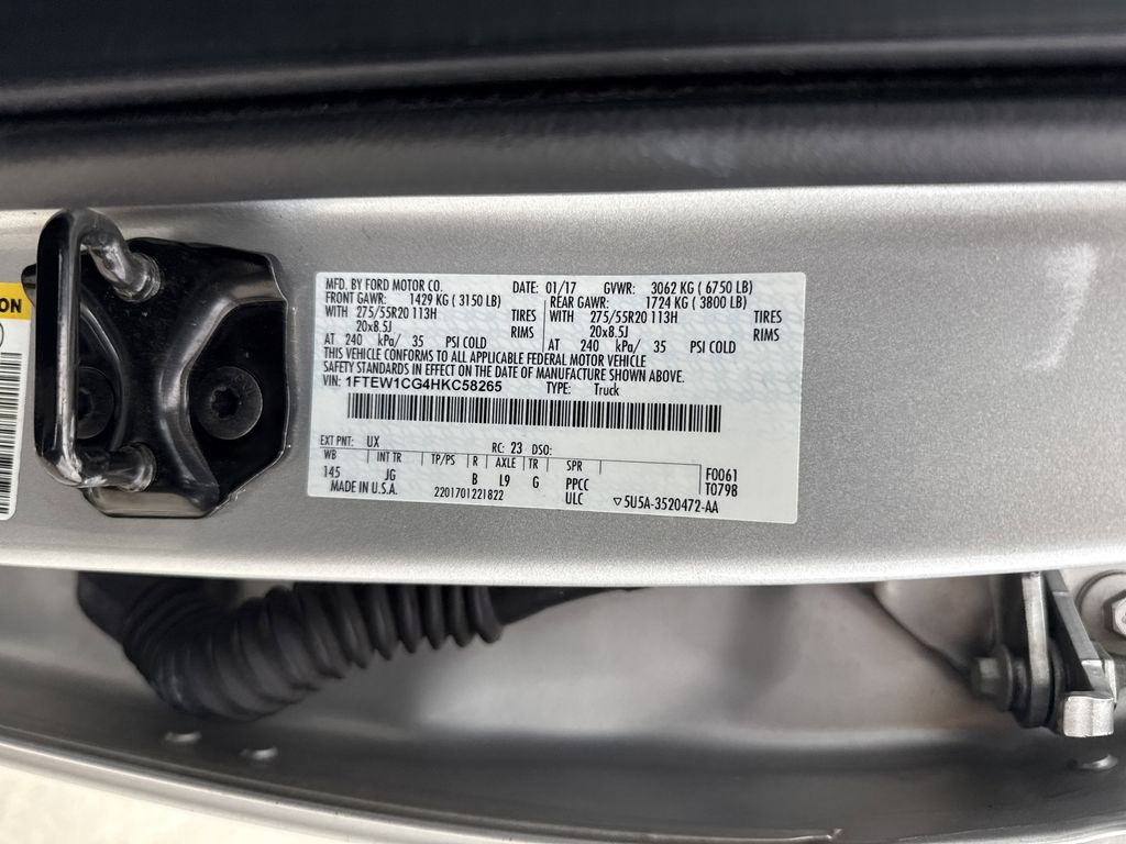 2017 Ford F-150 XL Silver at Cook Ford