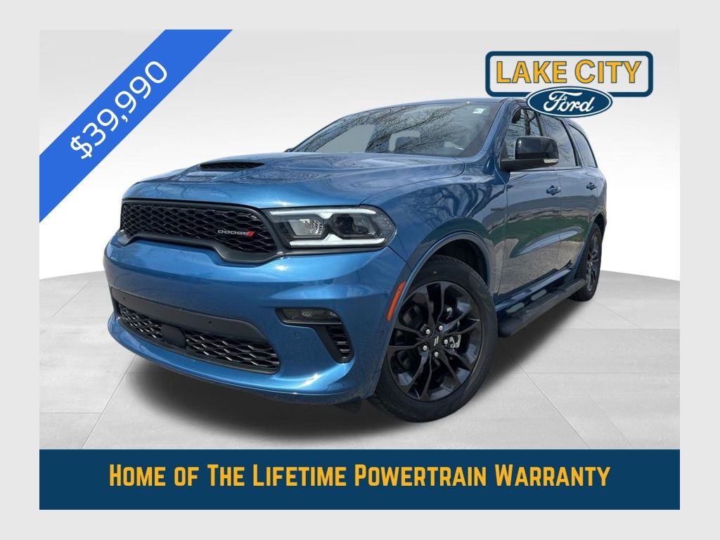 Blue (Frostbite Pearlcoat) 2023 Dodge Durango SUV / Crossover All-Wheel Drive 8-Speed Automatic