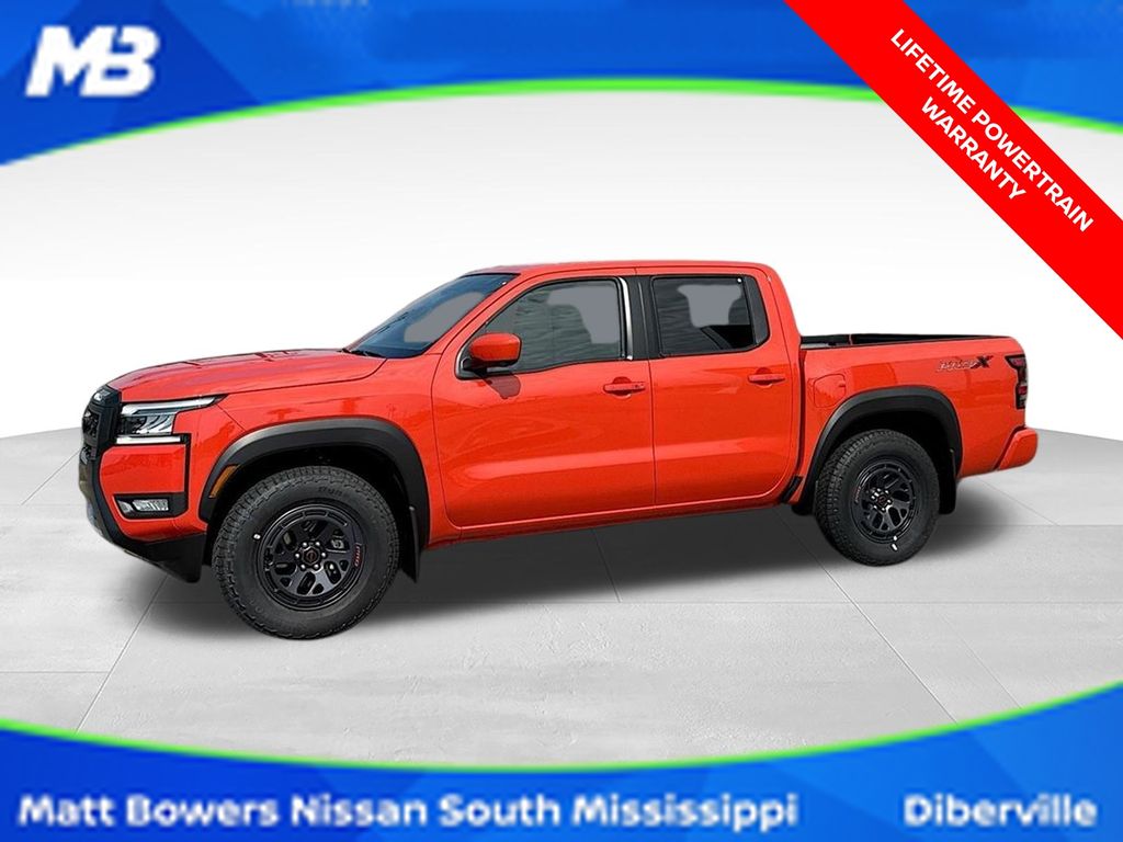 Afterburn Orange 2025 Nissan Frontier Pickup Truck 4X2 9-Speed Automatic Overdrive