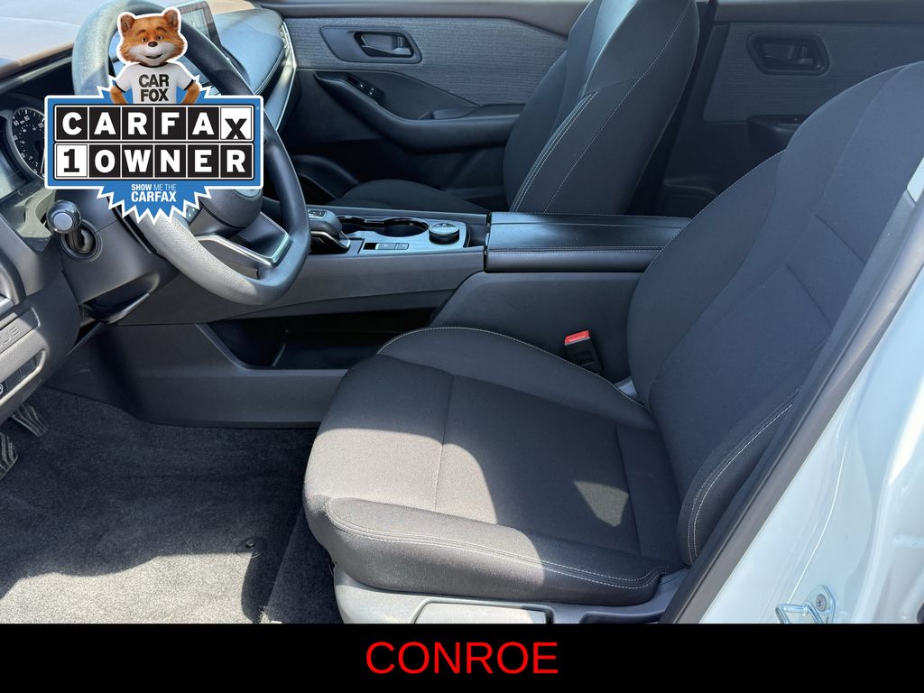 2023 Nissan Rogue S White at South Houston Nissan