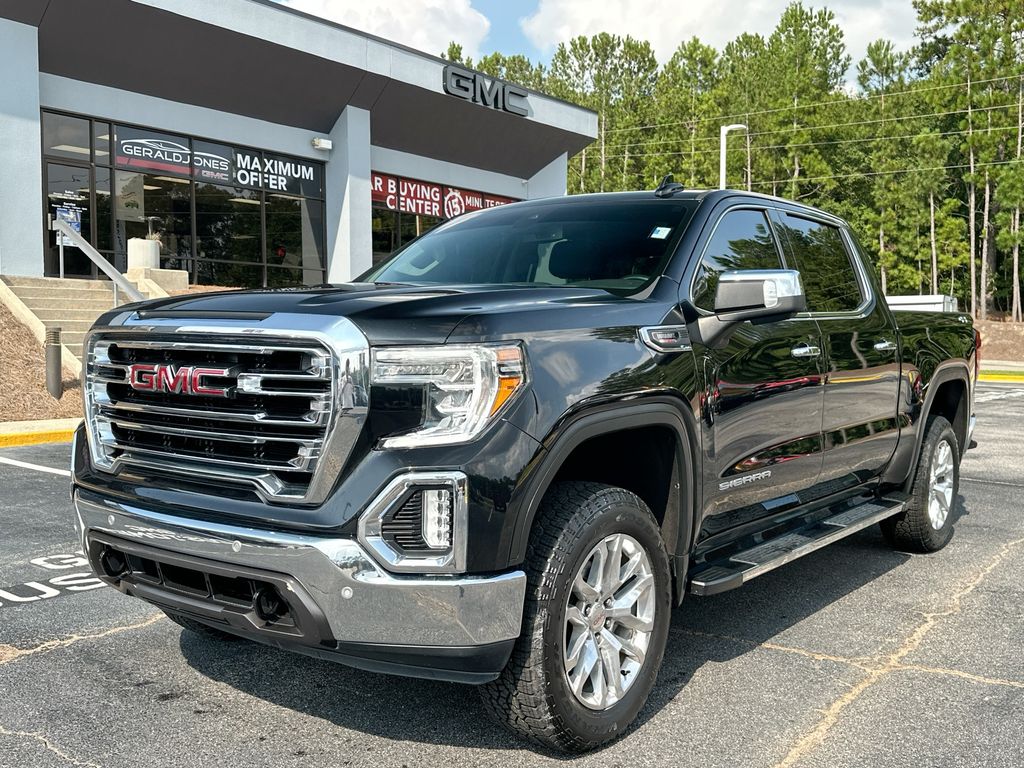 Onyx Black 2021 GMC Sierra 1500 Pickup Truck Four-Wheel Drive Automatic