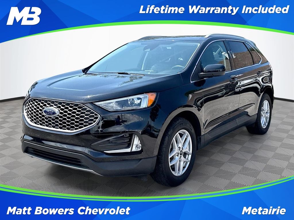 Black Metallic 2024 Ford Edge SUV / Crossover All-Wheel Drive 8-Speed Automatic