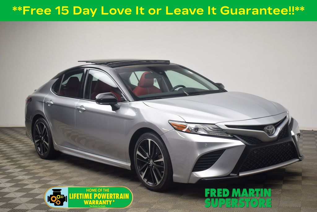 Celestial Silver/Midnight Black Metallic 2018 Toyota Camry XSE Sedan Front-Wheel Drive 8-Speed Automatic