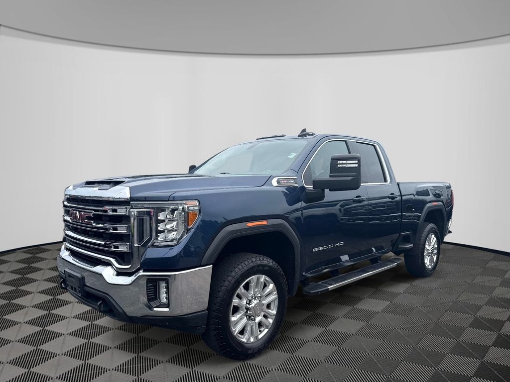 Pacific Blue Metallic 2020 GMC Sierra 2500HD Pickup Truck Four-Wheel Drive 6-Speed Automatic