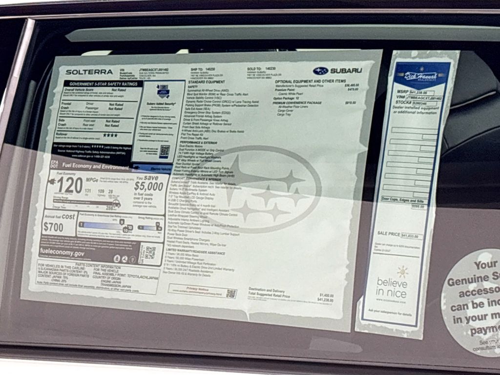 2026 Subaru Solterra Premium