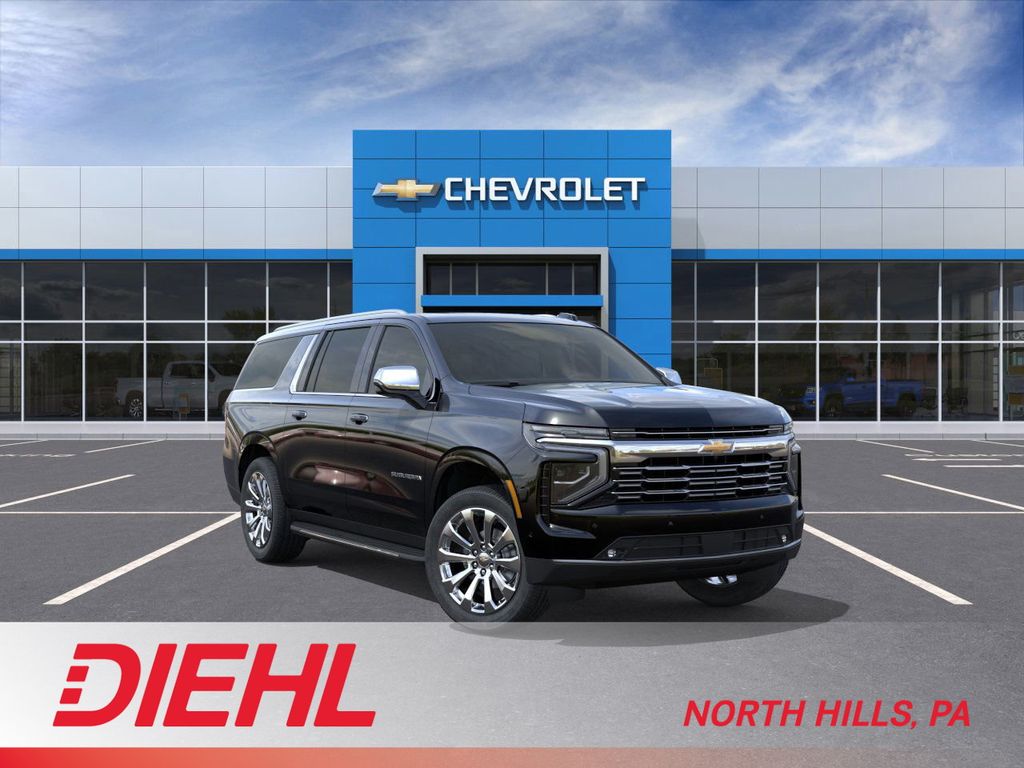 Black 2026 Chevrolet Suburban Premier 4WD SUV / Crossover Four-Wheel Drive Automatic