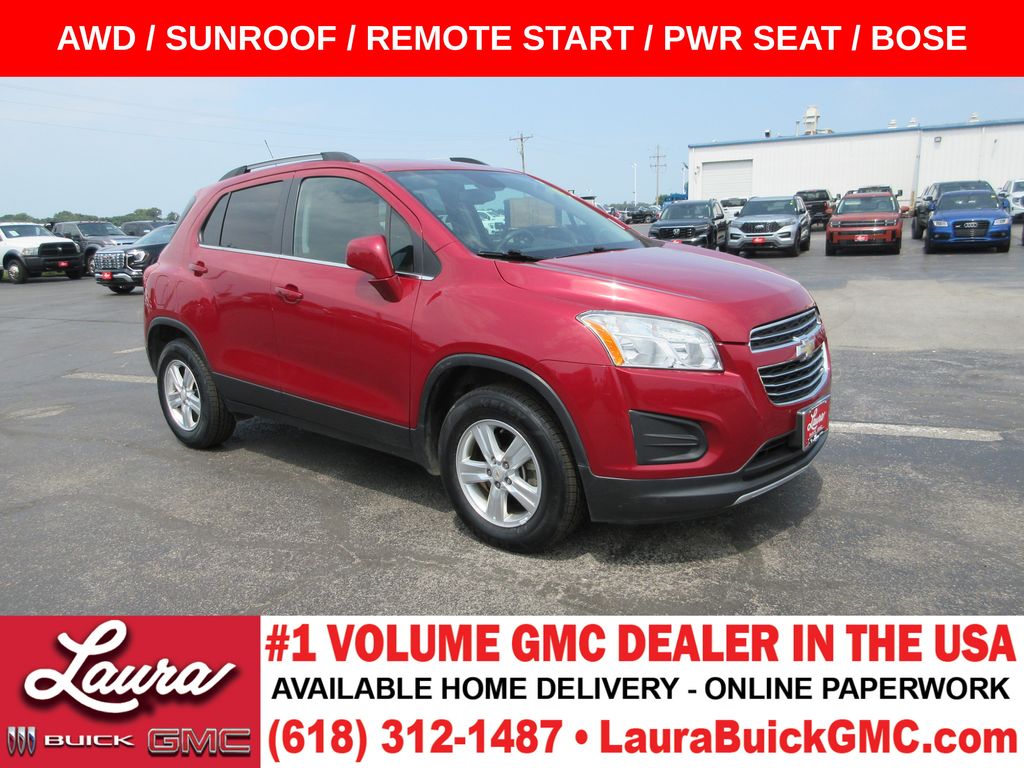 2015 Chevrolet Trax Rojo (Ruby Red Metallic) SUV/Crossover Tracción en las cuatro ruedas 6 velocidades Automática