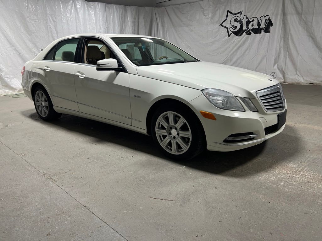 Arctic White 2012 Mercedes-Benz E-Class Sedan 7-Speed Automatic