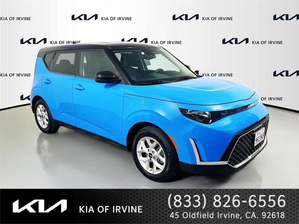 Surf Blue w/Black Roof 2023 Kia Soul S FWD SUV / Crossover Front-Wheel Drive Continuously Variable Transmission