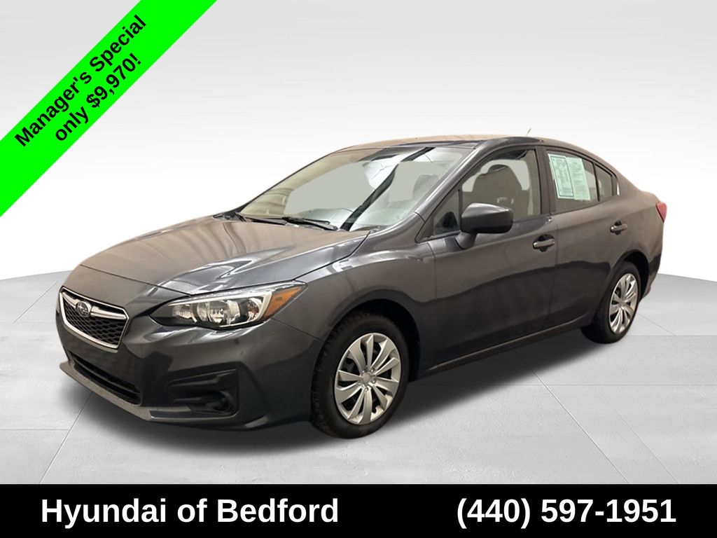 Magnetite Gray Metallic 2019 Subaru Impreza 2.0i Sedan AWD Sedan All-Wheel Drive Continuously Variable Transmission
