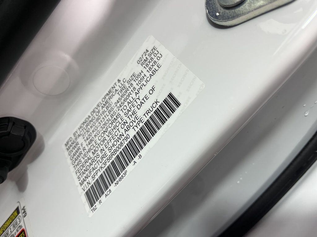 2024 Honda Ridgeline RTL 22
