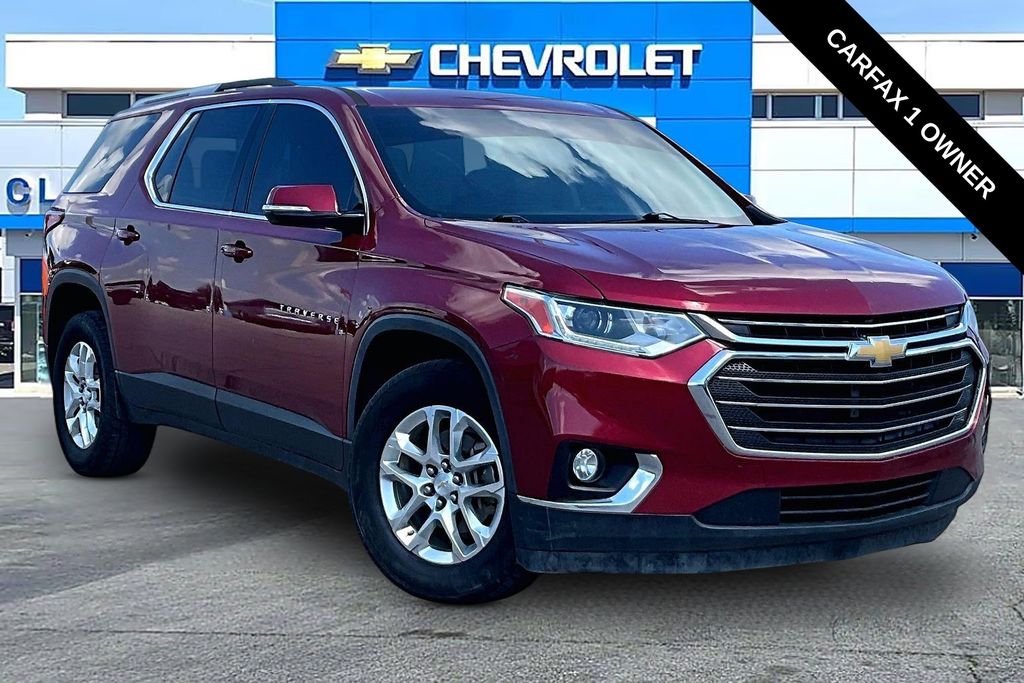 Cajun Red Tintcoat 2018 Chevrolet Traverse SUV / Crossover Front-Wheel Drive 9-Speed Automatic