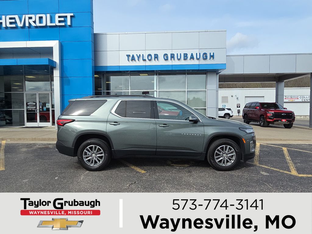 Silver Sage Metallic 2023 Chevrolet Traverse LT Leather AWD SUV / Crossover Four-Wheel Drive 9-Speed Automatic