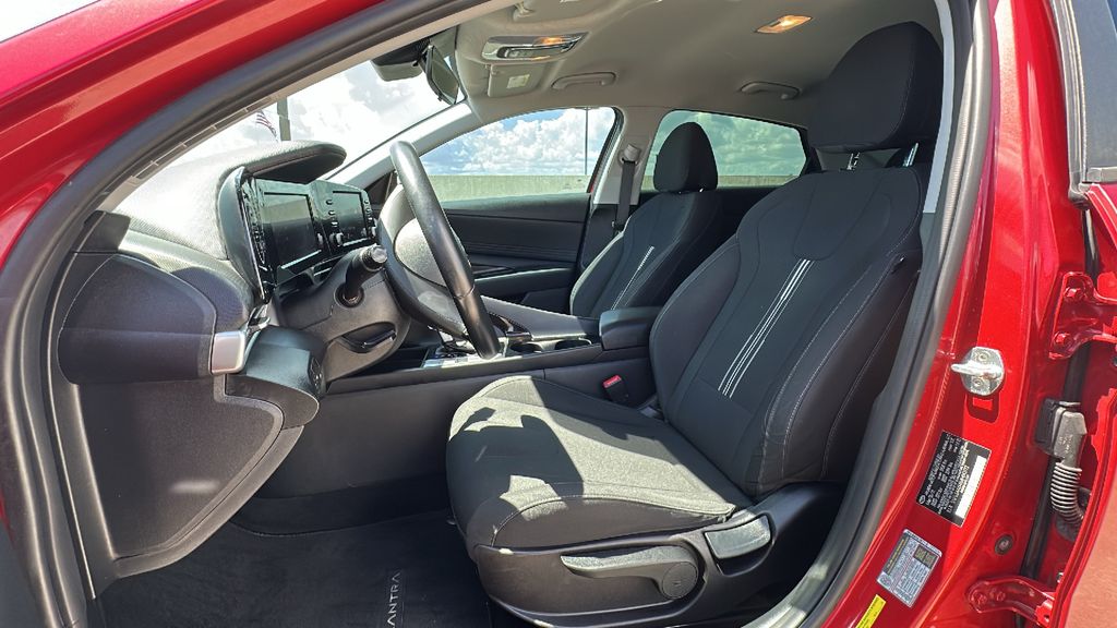 2021 Hyundai Elantra SEL Red at Central Houston Nissan