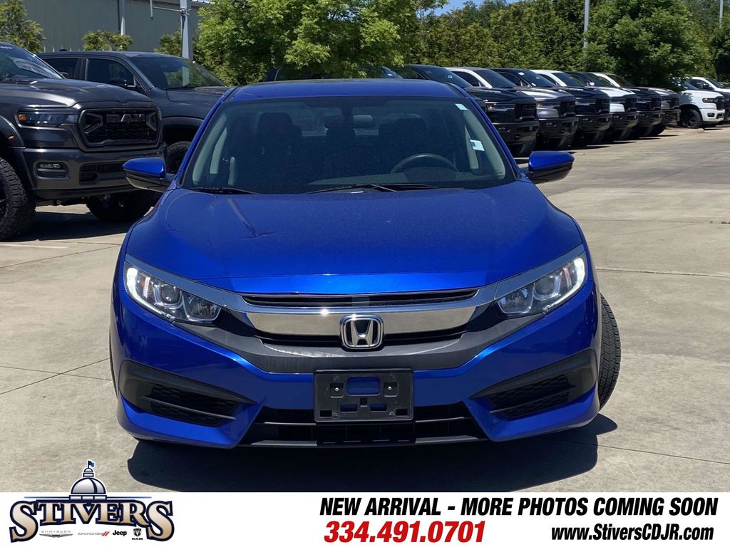 2017 Aegean Blue Metallic Honda Civic LX FWD Sedan