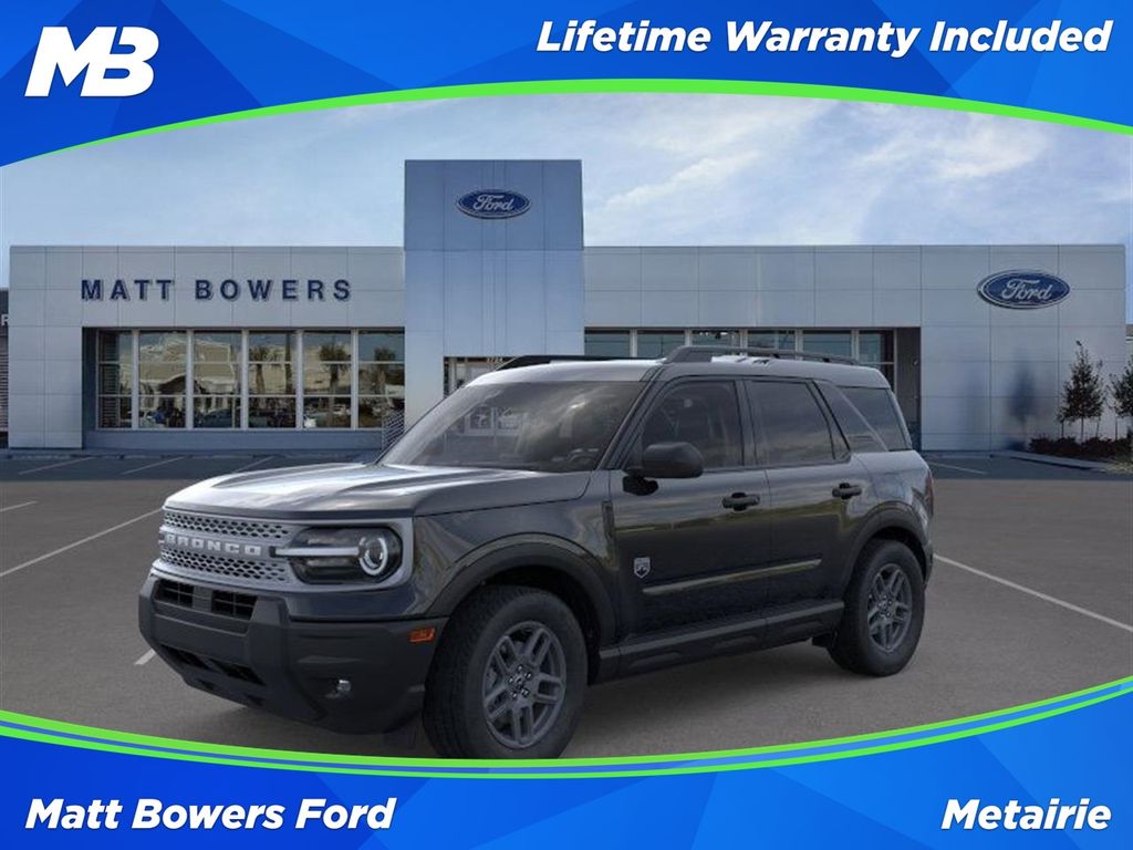 Shadow Black 2025 Ford Bronco Sport SUV / Crossover All-Wheel Drive 8-Speed Automatic