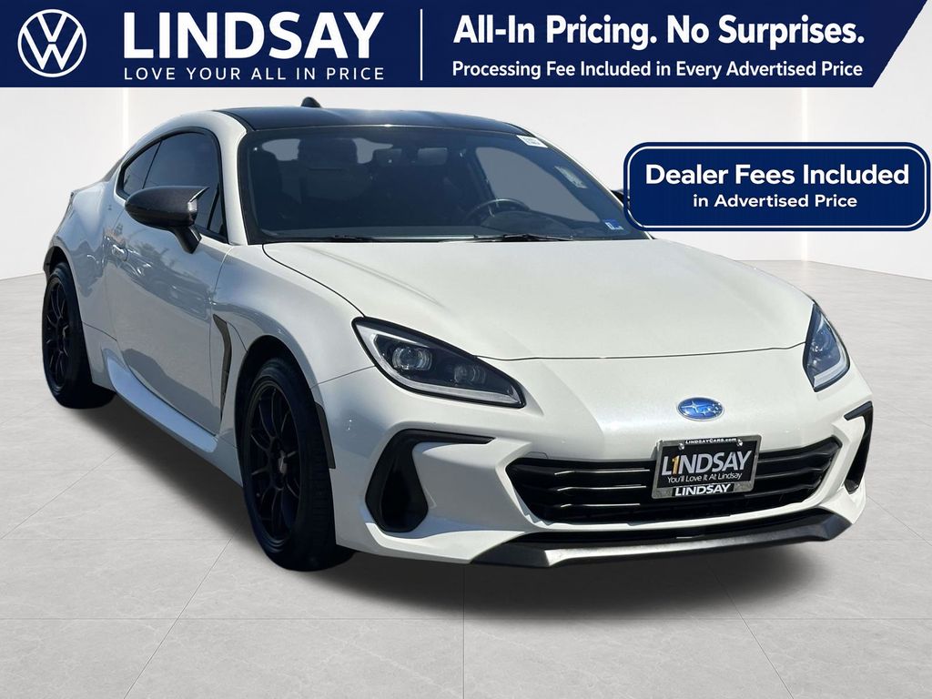 Crystal White Pearl 2023 Subaru BRZ Premium RWD Coupe Rear-Wheel Drive 6-Speed Manual