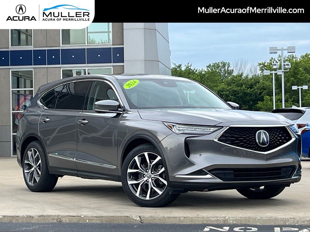 Liquid Carbon Metallic 2024 Acura MDX SUV / Crossover All-Wheel Drive Automatic