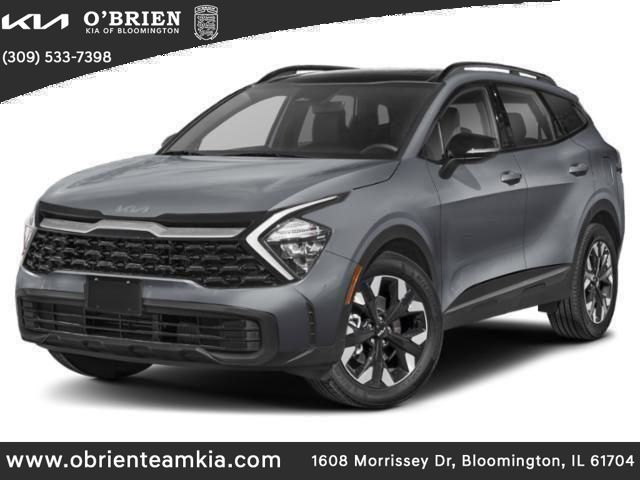 Shadow Matte Gray 2025 Kia Sportage Hybrid Plug-In X-Line AWD SUV / Crossover All-Wheel Drive 6-Speed Automatic