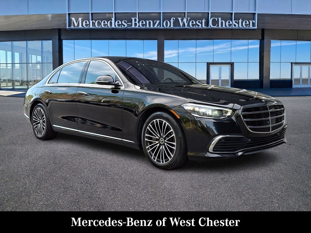 Black 2022 Mercedes-Benz S-Class S 580 4MATIC AWD Sedan All-Wheel Drive 9-Speed Automatic