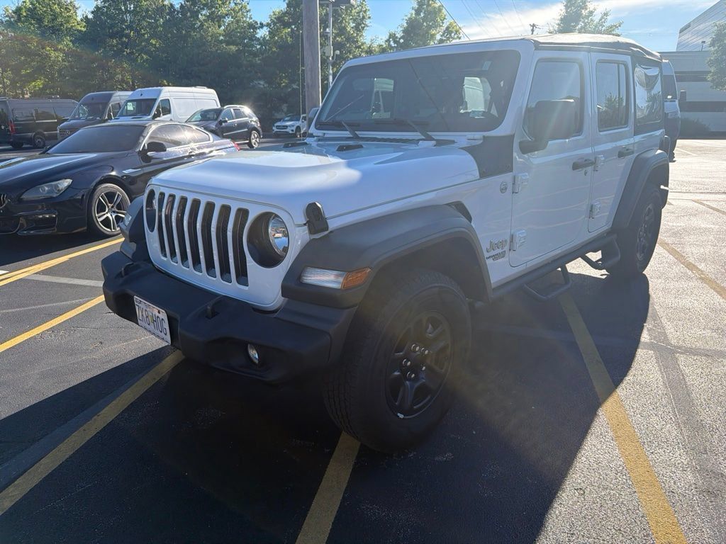 Bright White Clearcoat 2020 Jeep Wrangler Unlimited Sport 4WD SUV / Crossover Four-Wheel Drive 8-Speed Automatic