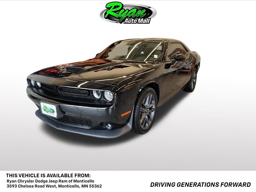 Pitch Black Clearcoat 2023 Dodge Challenger GT AWD Coupe All-Wheel Drive 8-Speed Automatic