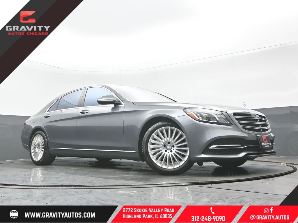 Selenite Gray Metallic 2018 Mercedes-Benz S-Class S 560 4MATIC AWD Sedan All-Wheel Drive 9-Speed Automatic